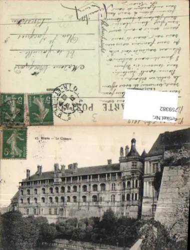 759382 Blois Le Château Dép. Loir-et-Cher France 1919