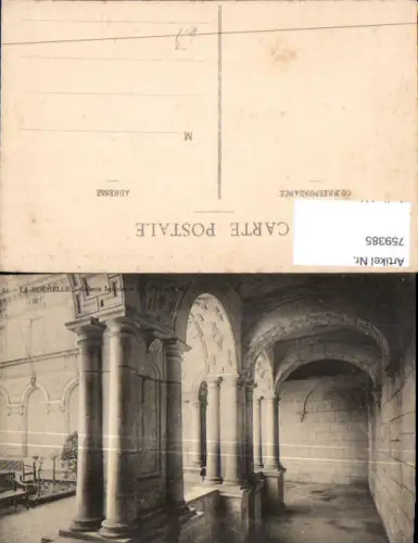 759385 La Rochelle Galerie Intérieure de la Cour de l'Hôtel de Ville Dép. Charente-Maritime France