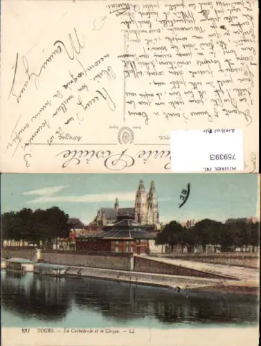 759393 Tours - La Cathédrale et le Cirque Arrondissement Tours France