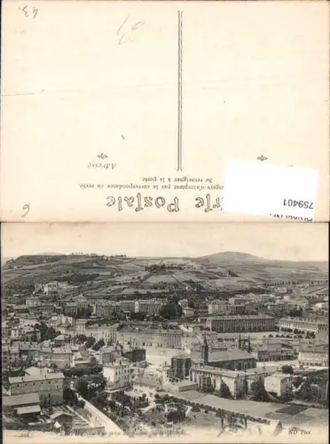 759401 Le Puy-en-Velay Vue prise du Rocher Saint-Michel Arrondissement du Puy-en-Velay France
