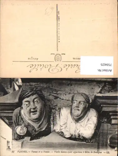 759425 Vannes Vannes et sa Femme DMorbihan France