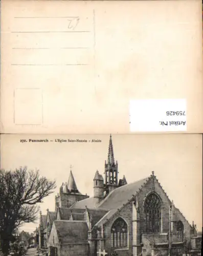 759426 Penmarch L'Eglise Saint-Nonain - Abside Quimper France