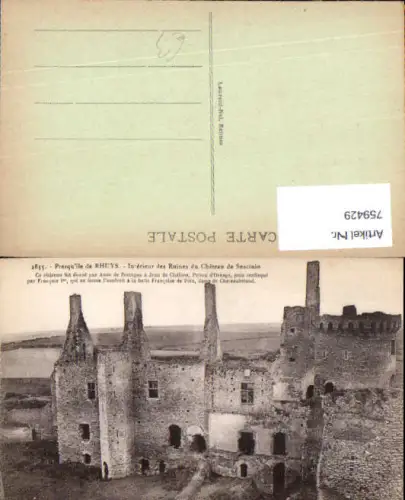 759429 Château de Suscinio Sarzeau Presqu'île de Rhuys Dép. Morbihan France