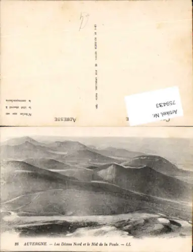 759433 Auvergne Les Dômes Nord et le Nid de la Poule Puy-de-Dôme France