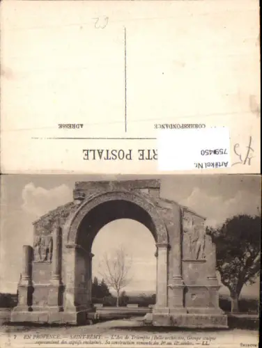 759450 Saint-Rémy L'Arc de Triomphe Bouches-du-Rhône Provence France