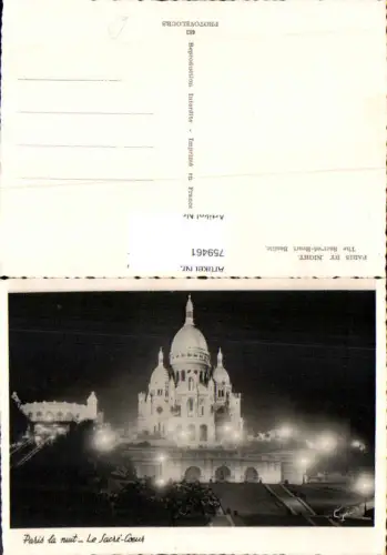 759461 Paris, Le Sacré-Cœur Paris France