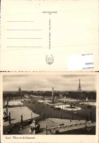759462 Paris Place de la Concorde Dept. Paris France