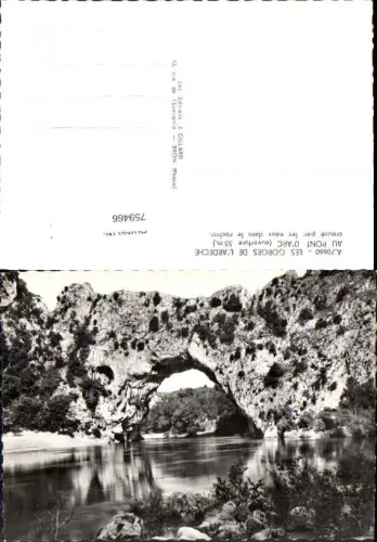 759466 Pont d'Arc Gorges de l'Ardèche Département Ardèche France