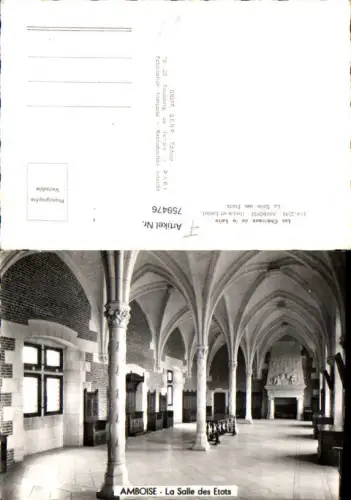 759476 Amboise La Salle des Etats Département Indre-et-Loire France
