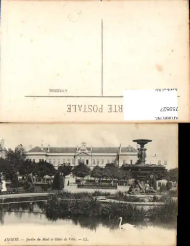 759527 Angers Jardin du Mail et Hôtel de Ville Département Maine-et-Loire France