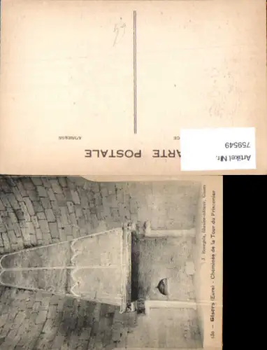 759549 Gisors Cheminée de la Tour du Prisonnier Dép. Eure France
