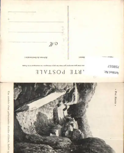 759557 Alise-Sainte-Reine (Alésia) Une conduite d'eau gallo-romaine Département Côte-d'Or France 1908