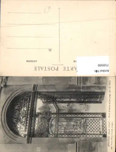 759566 Avignon (Musée Calvet) Porte d'entrée en fer forgé Dép. Vaucluse France