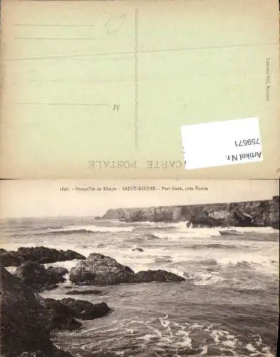 759571 Saint-Gildas Presqu'île de Rhuys Port Guen Département Morbihan France 1896