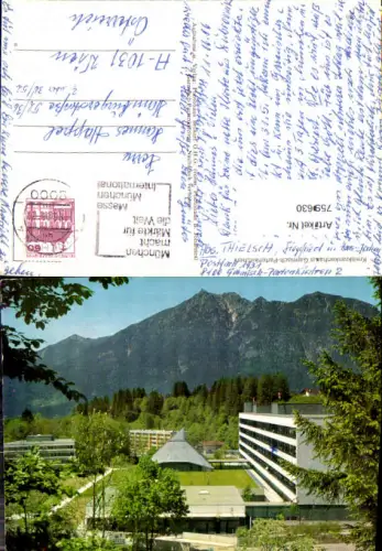 759630 Garmisch-Partenkirchen Kreiskrankenhaus Krankenhaus LK Garmisch-Partenkirchen 1986