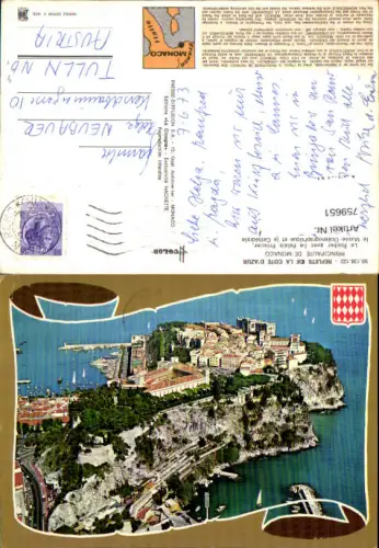 759651 Monaco Le Rocher Monaco Monaco 1973
