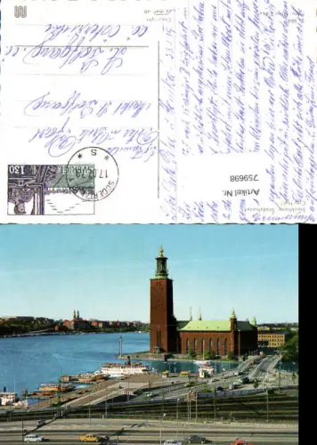 759698 Stockholm Stadshuset Stockholm County Sweden