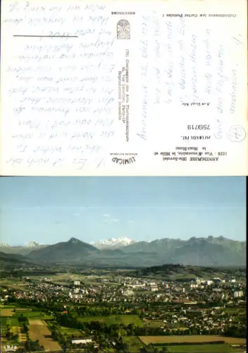 759719 Annemasse Vue d'ensemble le Môle et le Mont-Blanc Dép. Haute-Savoie France 1971