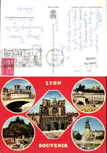759769 Lyon Dép. Rhône France 1975