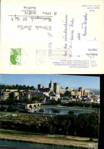 759774 Avignon Le Pont Saint-Bénézet, le Petit Villeneuve-lès-Avignon Dép. Vaucluse France