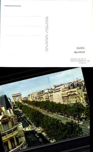 759793 Paris Les Champs Elysées et l'Arc de Triomphe Département Paris France