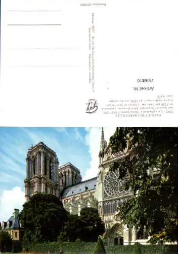 759810 Paris Notre-Dame 4. Arrondissement France