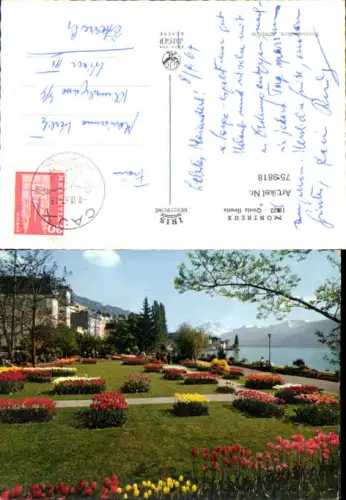 759818 Montreux Quais fleuris District Riviera-Pays-d'Enhaut Switzerland 1967