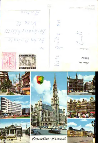 759852 Bruxelles-Brussel Capital Belgium 1957