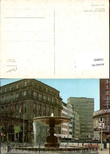 759895 Frankfurt am Main Kaiserplatz Frankfurt am Main