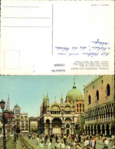 759900 Venedig Piazzetta San Marco Metropolitanstadt Venedig Italy