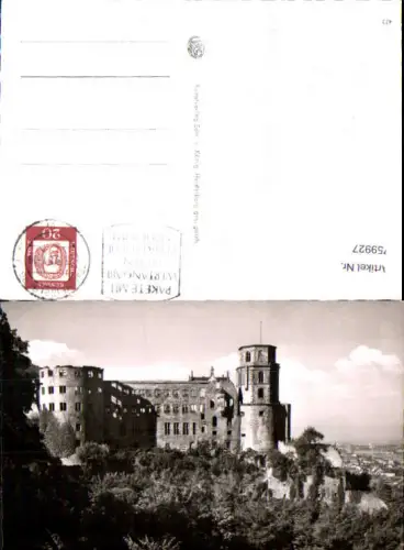759927 Heidelberg, Schloss SK Heidelberg