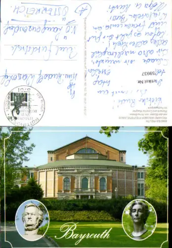 759937 Bayreuth Richard-Wagner-Festspielhaus Oberfranken 1970