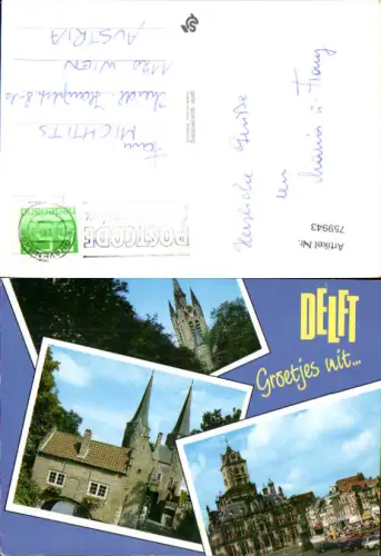 759943 Delft Prov. Zuid-Holland Netherlands