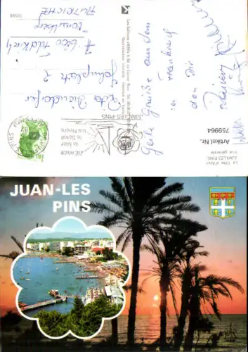 759964 Juan-les-Pins Dép. Alpes-Maritimes France 1982