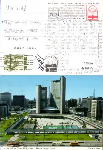 760033 Toronto, The City Hall and Nathan Phillips Square Ontario Canada