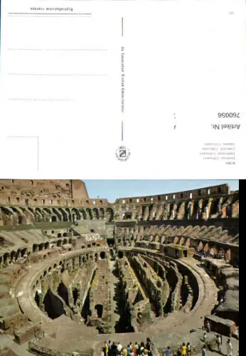 760056 Roma Interno Colosseo Metropolitan City of Rome Capital Italy