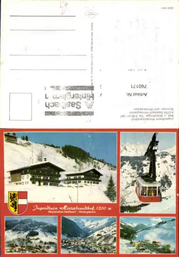 760171 Saalbach-Hinterglemm Bez. Zell am See Seilbahn