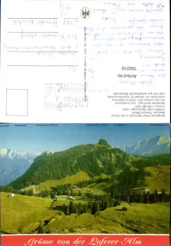 760210 Lofer, Loferer Alm Bez. Zell am See