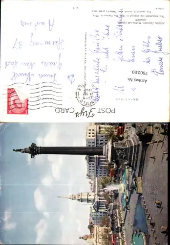 760259 London Trafalgar Square City of Westminster England 1932