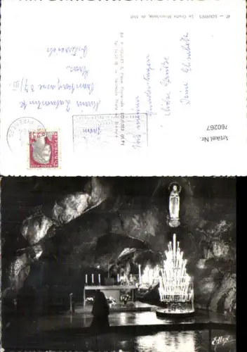 760267 Lourdes La Grotte Miraculeuse Dép. Hautes-Pyrénées France 1964