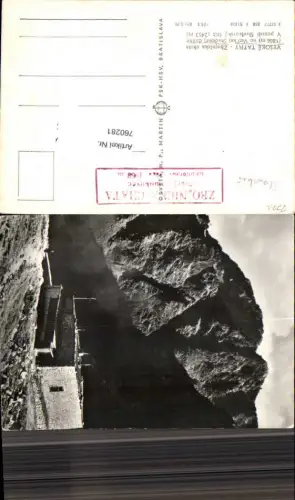 760281 Vysoké Tatry, Zbojnícka chata Okres Poprad Slovakia 1968