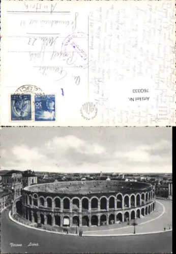 760333 Verona Arena Provinz Verona Italy 1950