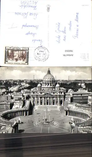 760353 Vatikanstadt Rom Petersplatz Vatican City 1962 Vatikan