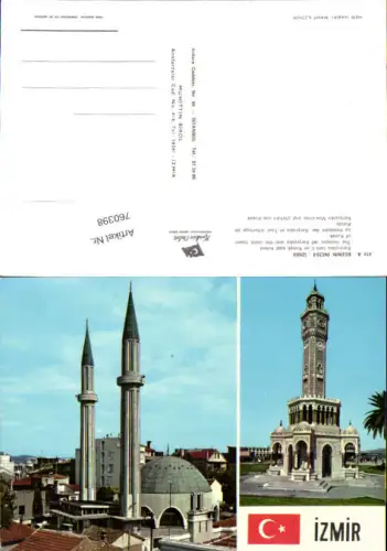 760398 Izmir (Karşıyaka Camii, Konak Saat Kulesi) Izmir Turkey