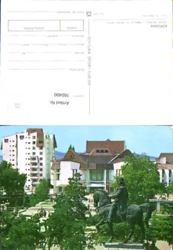 760400 Târgu Mureș Statuia lui Avram Iancu Județul Mureș Romania
