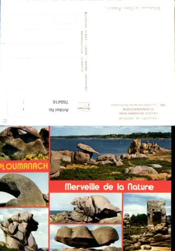 760416 Ploumanac'h La Côte de Granit Rose Dep. Côtes-d'Armor France 1982