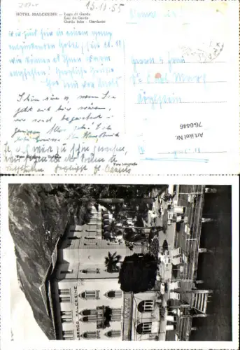 760446 Malcesine Lago di Garda Provinz Verona Italy 1955 Gardasee