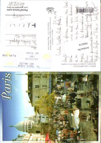 760519 Paris Montmartre la place du Tertre Sacré-Cœur Département de Paris France