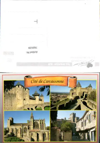 760539 Cité de Carcassonne Département Aude France