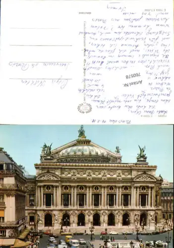 760578 Paris L'Opéra Paris France
